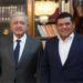 Recibe AMLO a May en Palacio Nacional