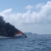 Un yate se incendio cerca del puente Calinda; no se reportaron heridos