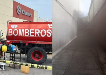 Se incendia Cinemex en Plaza Outlet de Cancún; no hay lesionados