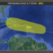 Prevén una zona de baja presión en el mar caribe