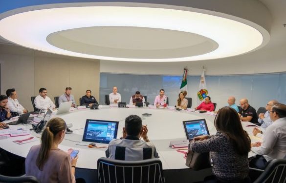 Mara Lezama y la Coordinadora Nacional de Protección Nacional encabezan acciones ante la llegada del Huracán “Beryl”