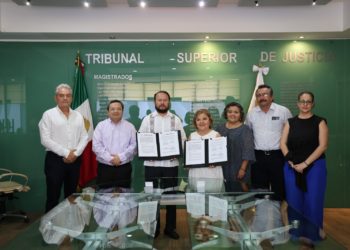 Firman convenio por la excelencia SECOES y Poder Judicial de Quintana Roo