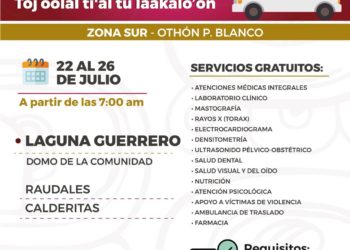Más de 300 mil atenciones con Caravanas médicas móviles “Salud para Tod@s” en Quintana Roo