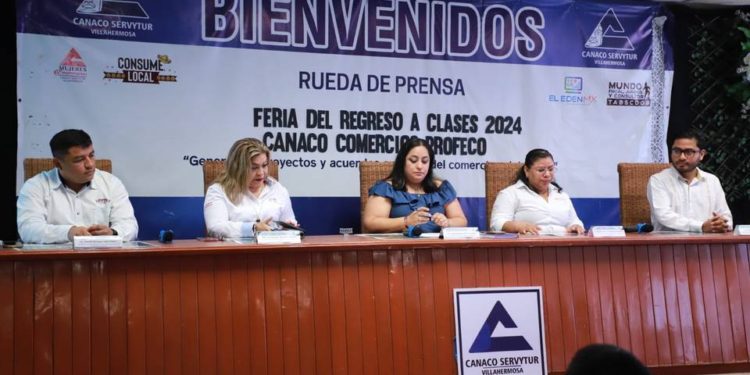 Canaco Villahermosa espera derrama económica de 3.9 mdp en la Feria de Regreso a Clases 2024