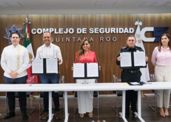 Mara Lezama refuerza la seguridad con convenio de colaboración entre la Secretaría de Seguridad Ciudadana y OXXO con botones de emergencia