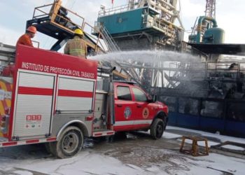 Reportan explosión en Pozo Tupilco en Comalcalco