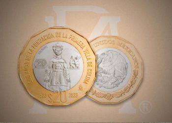 Banxico lanza nueva moneda de 20 pesos