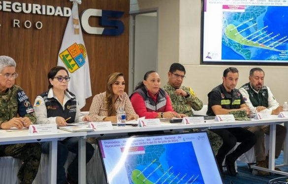 Encabeza Mara Lezama sesión extraordinaria del Consejo Estatal de Protección Civil