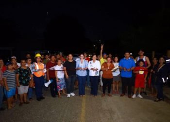 Inauguran rehabilitación del alumbrado público en el municipio de Centro