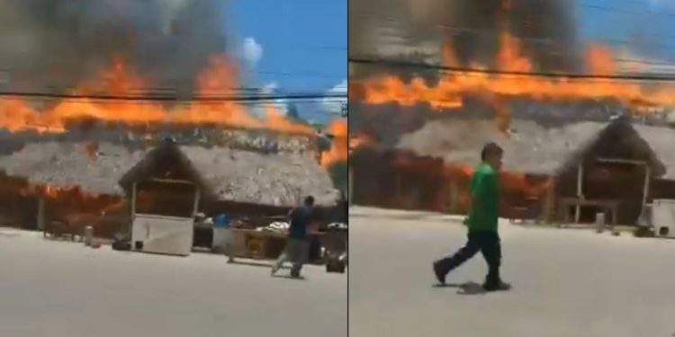 Incendio consume restaurante «El Peje Choco» en Nacajuca