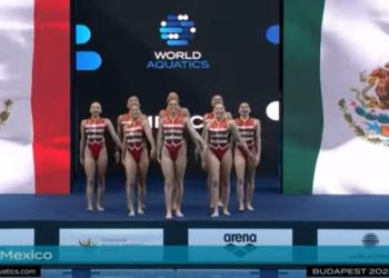 México gana medalla de plata en la final de la Copa del Mundo de Natación Artística