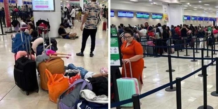 Miles de turistas dejan Quintana Roo ante el paso del huracán Beryl