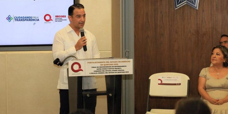 Atestigua gobierno de BJ enlaces para fortalecer estado de derecho en QROO
