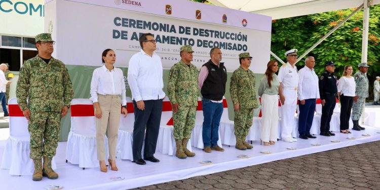 Los tres órdenes de gobierno suman esfuerzo para la construcción de la Paz en Quintana Roo