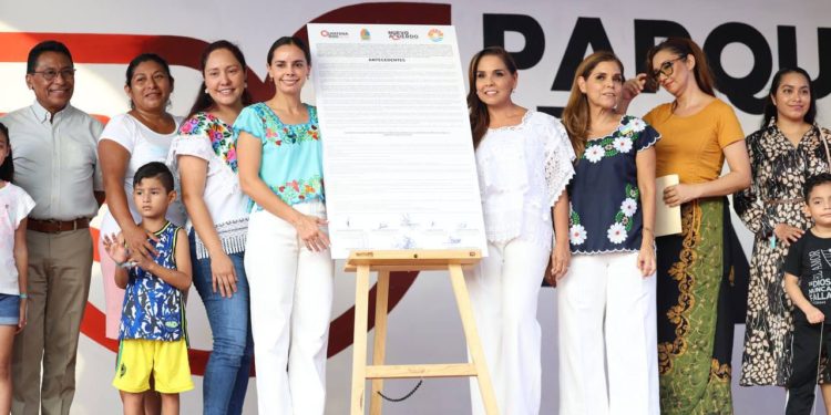 Inauguran en Cancún el primer Parque Cultural Urbano de la Paz del Estado