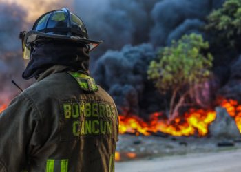 Confinado incendio en el antiguo relleno sanitario