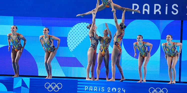 Las sirenas mexicanas de Natación Artística logran su revancha en la rutina libre por equipos