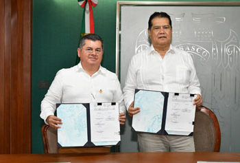 Rector de la UJAT reconoce aporte del IMCP para combatir la corrupción en México