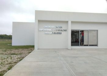 Avance del 98% en la Sala de Juicios Orales contigua al Centro de Justicia para Mujeres