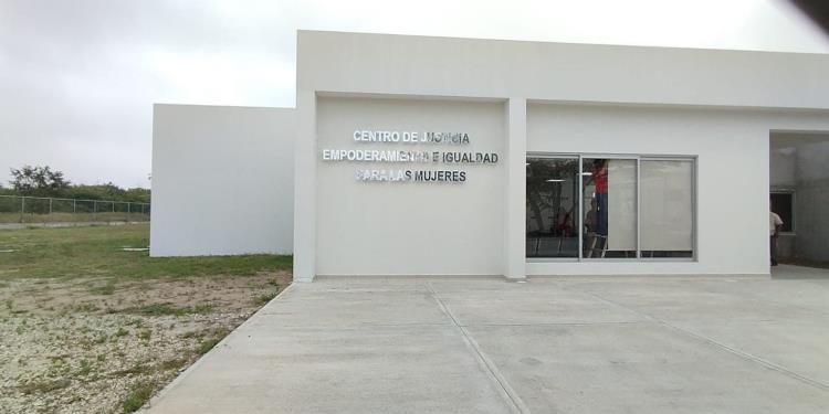 Avance del 98% en la Sala de Juicios Orales contigua al Centro de Justicia para Mujeres