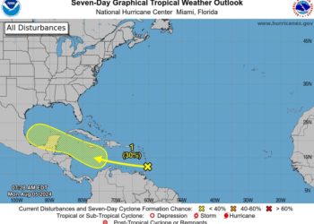 Autoridades vigilan zona de baja presión en las Antillas Menores