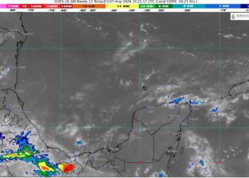 Prevén cielo nublado con lluvias puntuales fuertes en Quintana Roo