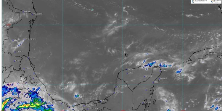 Prevén cielo nublado con lluvias puntuales fuertes en Quintana Roo