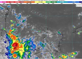 Prevén cielo nublado con intervalos de chubascos en Quintana Roo