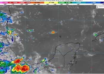 Prevén lluvias con intervalos de chubascos en Quintana Roo