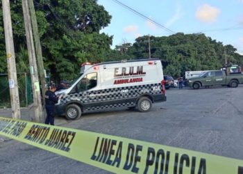 Ataque armado deja al menos una persona muerta en Av Kabah de Cancún