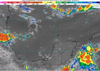 Prevén lluvias puntuales muy fuertes en Quintana Roo