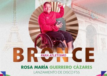 Rosa María Guerrero gana medalla de bronce para México en lanzamiento de disco en los Juegos Paralímpicos