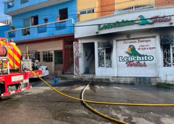 Se incendia Tortería Lenchito en Atasta