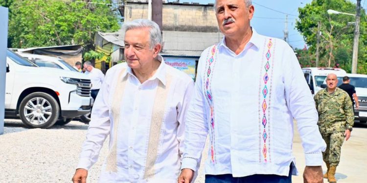 Gobernador de Tabasco se reúne con AMLO y Sheinbaum en la Ciudad de México