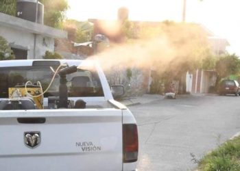 Continúa mega operativo de nebulización contra mosco transmisor del dengue en Centro