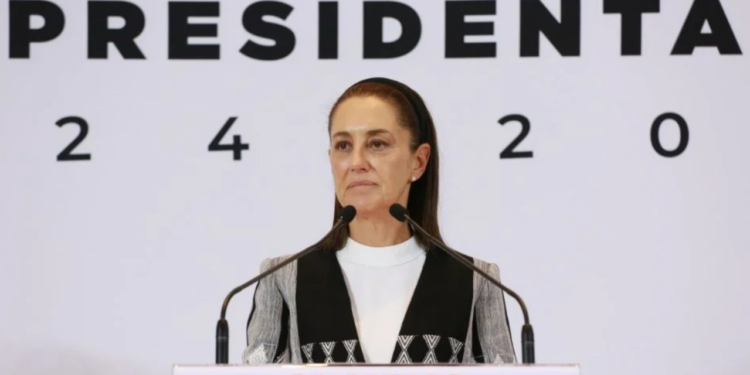 Claudia Sheinbaum, afirmó que la economía de México está fuerte y resistirá la crisis financiera