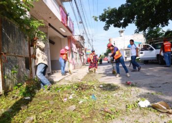 En labor conjunta se limpian calles de la Villa Ocuiltzapotlán con la Jornada de Limpieza