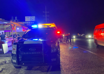Balacera en Teapa deja un muerto y un herido, moviliza a autoridades