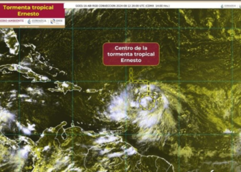 Se forma nueva tormenta tropical «Ernesto»