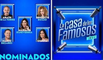 Estos son los nominados de ‘La Casa de los Famosos México’ 2 de esta semana