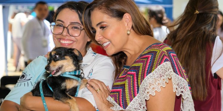 Mara Lezama promueve campaña de esterilización gratuita para perros y gatos en Cancún