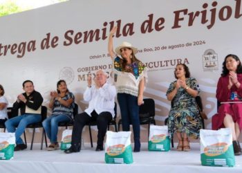 Mara Lezama entrega semilla certificada de frijol para siembra de más de 2 mil 125 productores del ciclo otoño – invierno