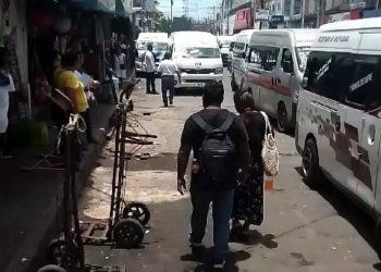 Despejan calles del Centro de Villahermosa de ambulantaje por el «Día del Locatario»
