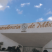 Palacio Municipal de Centro luce fachada alusiva al mes patrio