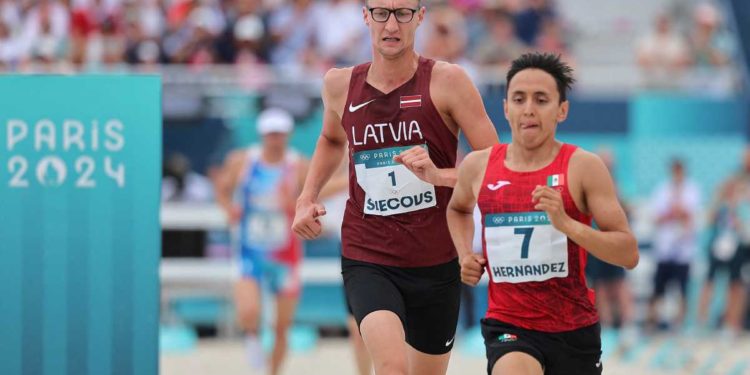Emiliano Hernández se quedó cerca de alcanzar la medalla de bronce en París 2024