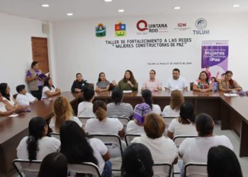 En Tulum, el IQM impulsa la construcción de paz en Quintana Roo, a través de las Redes MUCPAZ