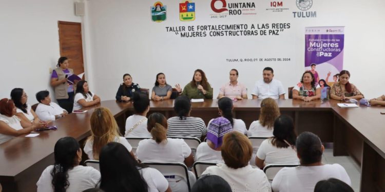 En Tulum, el IQM impulsa la construcción de paz en Quintana Roo, a través de las Redes MUCPAZ