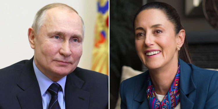 Claudia Sheinbaum invita a Vladimir Putin para la toma de posesión el 1 de Octubre