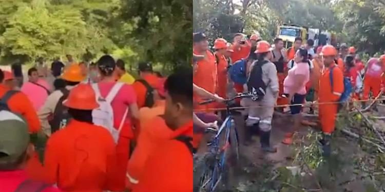 Pobladores cierran carretera a Torno Largo, Centro que conduce a pozos petroleros