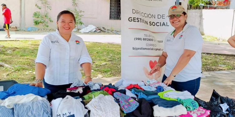 Acercan autoridades de BJ servicios gratuitos con «Brigada Social»